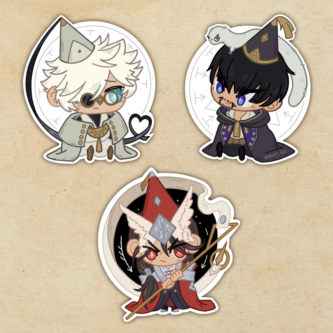 WHA Sticker Mockups